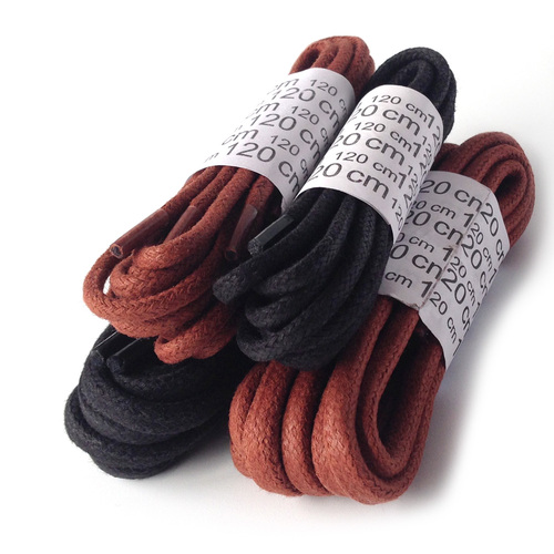 High Qualitay Classic Waxed Cotton Shoelaces Hot Selling on Amazon