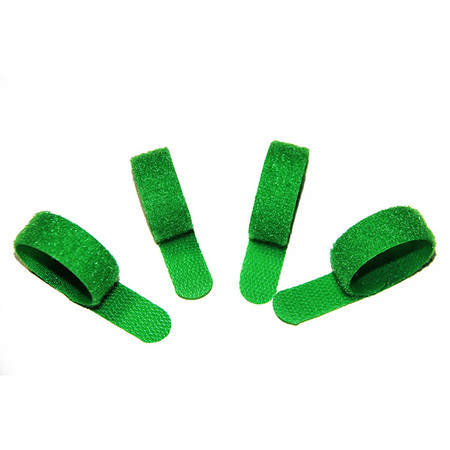 Green Hook and Loop Cable Tie