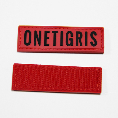 PVC Logo Patch With Hook In Back