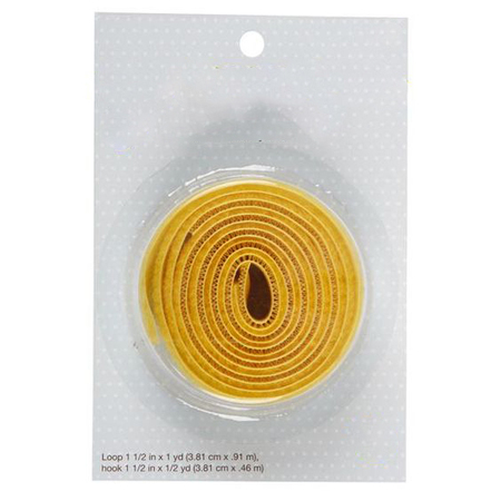 Hook and Loop Yellow with Small Blister Packing